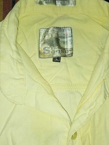Men's Light Yellow Polo Shirt