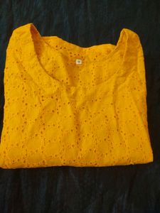 HAKOBA YELLOW KURTA