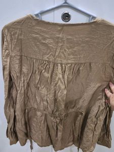 Vintage Olive Blouse
