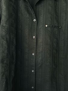 Chic Black Button-Down Shirt