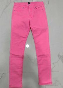 Bright Pink Skinny Jeans from GAP