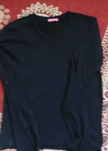 Black T-Shirt with Small Holes