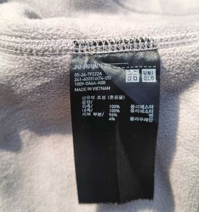 ORIGINAL UNIQLO GREY HOODIE JACKET