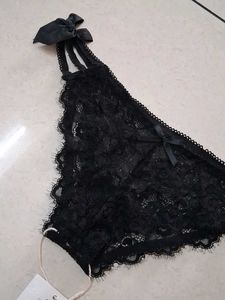 Black Lace Bikini Panty