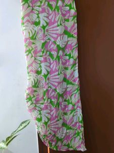 Vibrant Floral Print Sleeveless Dress