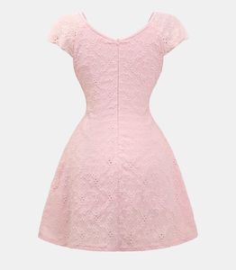 Sweet Pink Broderie Anglaise Dress size L