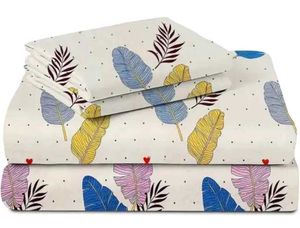 cotton blend queen size bedsheet_new