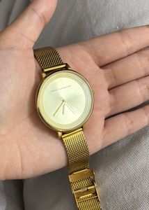 French Connection Gold Watch