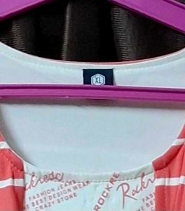 Chic Striped Layered Tunic Top
