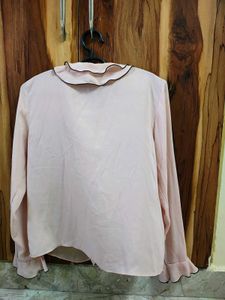 Chic Ruffle Front Blouse
