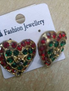 Sparkling Multicolor Earring Set