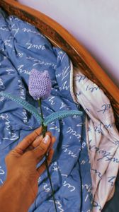 crochet gift basket