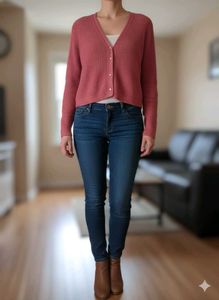 Coral Cardigan - Classic Style