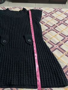 Black Knit Sweater Vest