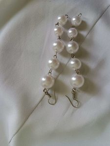 Chic Pearl Dangle Earrings