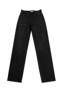 Off Duty Charcoal Straight Pants