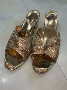 Heavy Work Golden Heels