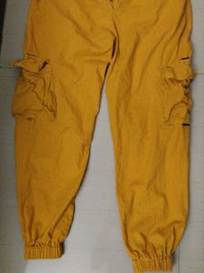 Trendy Mustard Cargo Pants
