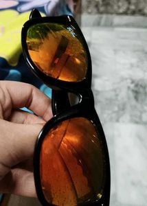 Ray-Ban Sunglasses - Black Frame Orange Lens