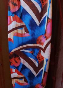 Abstract Print Spaghetti Strap Dress