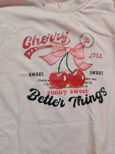 Pink Cherry Crop Top