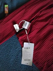 Savana Ribbed Burgundy Long Sleeve Top