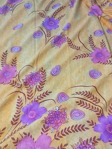 New crepe Floral Print Saree