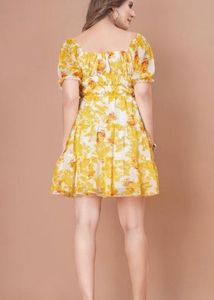 Floral Print Mini Dress