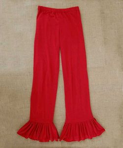 Red Ruffle Palazzos