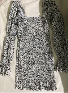 Animal Print Mini Dress
