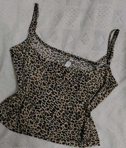 Leopard Print Cami Top