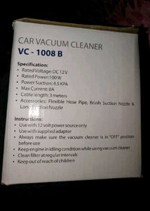 Blaupunkt Car Vacuum Cleaner VC-1008 B