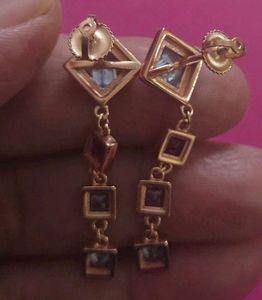 Flying Colors Multi-gemstone Earrings 925 silver
