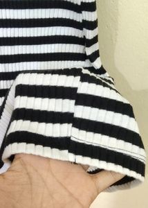 Black And White Body-con Dress