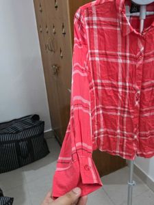 DNMX Chic Plaid Button-Up Shirt