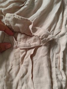 Original Zara Shirt With Knot And Pockets