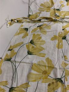 Floral Print Button-Down Midi Dress