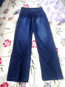 blue baggy jeans women