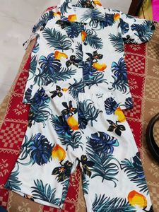 Tropical Print Matching Set