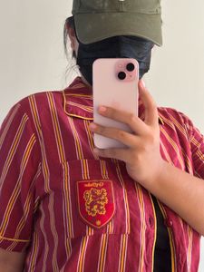 Striped Button-Up Shirt( Harry Potter)
