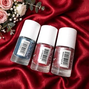 Pack of 3 MyGlamm Chromantic Metallic Nail Enamel
