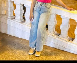 Stylish Wide Leg Jeans