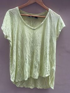 Light Green V-Neck T-Shirt