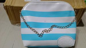 WHITE-SKY BLUE COLOUR SLING BAG FOR WOMEN