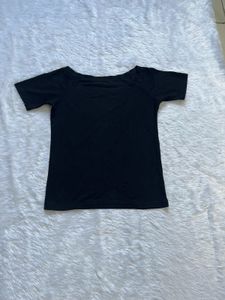 Classic Black Off-Shoulder Top