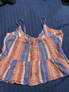 Boho Peplum Top