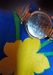 Women's Rose Gold &amp; White Watch