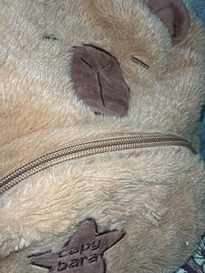 Cute Plush Capybara Backpack