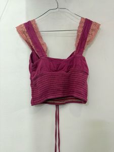 Linen Bustier top