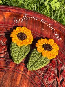 Crochet Sunflower Hamper Set of 5